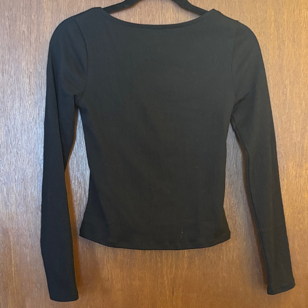 NWOT GAP Black boatneck open back